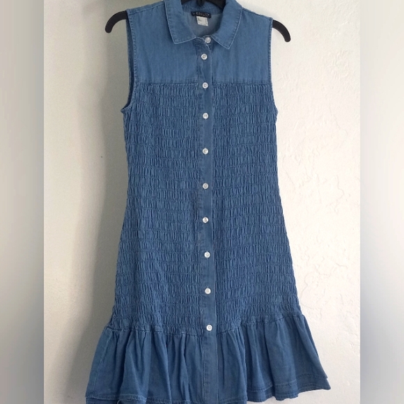 Venus Jean Dress Dress Venus Denim VENUS Dresses Effortlessly Cool Blue  Denim